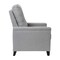 Flash Furniture Light Gray Push Back Recliner - Accent Nail Trim BO-BS7003-LGY-GG - alternate 2